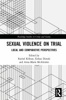 Sexual Violence on Trial : Local and Comparative Perspectives /