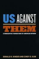 Us against them : ethnocentric foundations of American opinion /