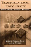 Transformational public service portraits of theory in practice /