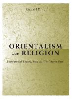 Orientalism and Religion : Post-Colonial Theory, India and the Mystic East.