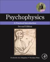 Psychophysics a practical introduction /