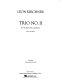 Trios no. II : for violin, cello, and piano /