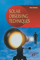 Solar observing techniques /