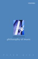 Introduction to a philosophy of music /