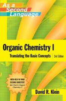 Organic chemistry I as a second language /