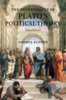 The development of Plato's political theory /