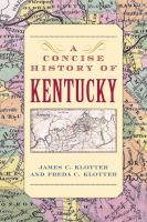 A concise history of Kentucky /