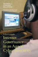 Internet governance in an age of cyber insecurity