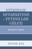 Strategic defamation of Fethullah Gülen English vs. Turkish /