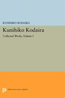 Kunihiko Kodaira. collected works. /