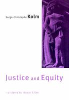 Justice and equity /
