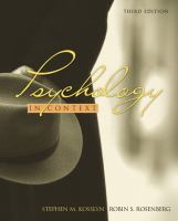 Psychology in context /