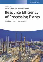 Resource Efficiency of Processing Plants : Monitoring and Improvement.