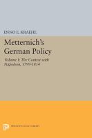 Metternich's German policy.
