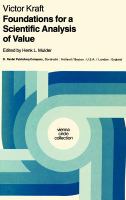 Foundations for a scientific analysis of value /