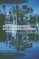 Postmodern music, postmodern listening /