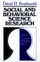 Social and behavioral science research /