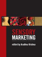 Sensory Marketing : Research on the Sensuality of Products.