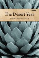 The desert year /