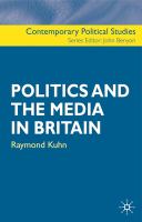 Politics and the media in Britain /