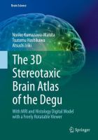 The 3D Stereotaxic Brain Atlas of the Degu With MRI and Histology Digital Model with a Freely Rotatable Viewer /