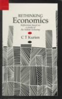 Rethinking economics : reflections based on a study of the Indian economy /