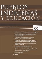 PUEBLOS INDIGENAS Y EDUCACION NO. 66