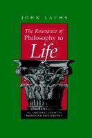 The relevance of philosophy to life /