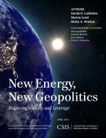 New energy, new geopolitics balancing stability and leverage /