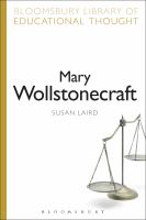 Mary Wollstonecraft philosophical mother of coeducation /