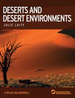 Deserts and desert environments /