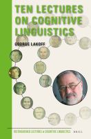 Ten Lectures on Cognitive Linguistics.