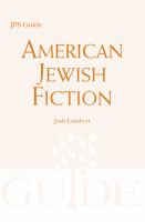 American Jewish fiction /