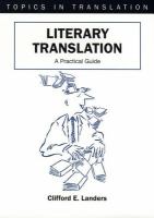 Literary translation a practical guide /