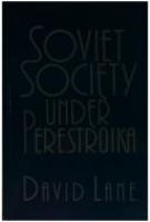 Soviet society under perestroika /