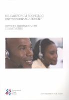 EC-CARIFORUM Economic Partnership Agreement : services and investment commitments /