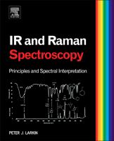 Infrared and raman spectroscopy principles and spectral interpretation /