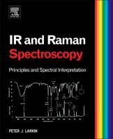 Infrared and Raman Spectroscopy : Principles and Spectral Interpretation.