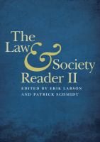 The Law and Society Reader II.