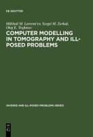 Computer modelling in tomography and ill-posed problems