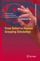 From Robot to Human Grasping Simulation