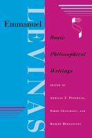 Emmanuel Levinas : basic philosophical writings /