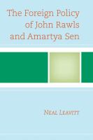 The Foreign Policy of John Rawls and Amartya Sen.