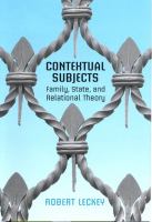 Contextual Subjects : Family, State, and Relational Theory.