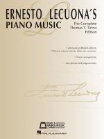 Ernesto Lecuona's piano music /