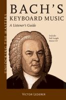 Bach's keyboard music /