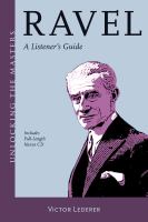 Ravel : a listener's guide /