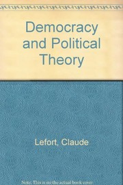 Democracy and political theory /