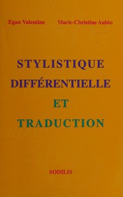 Stylistique différentielle I : anglais-français /