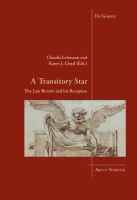 A Transitory Star : The Late Bernini and His Reception.